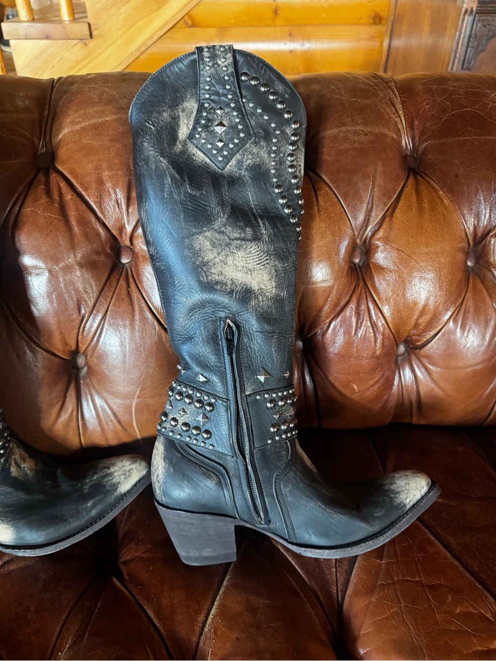 Old Gringo Belinda Studded Boots - Picture 3 of 5